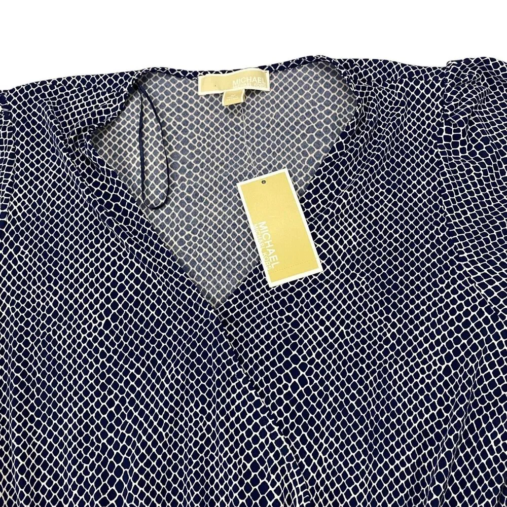 Michael Kors Sheath Dress Womens Medium Navy White MSRP:$135 - Picture 9 of 16